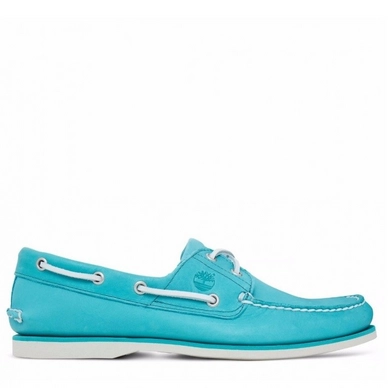 Timberland Mens Classic Boat 2-Eye Teal Blue