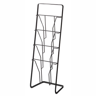 Zeitschriftenhalter Yamazaki Tower 4 Folders Black