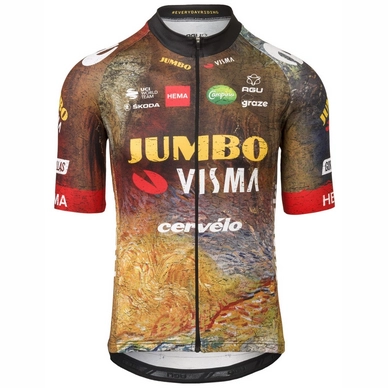 Fietsshirt AGU Men KM Jumbo-Visma Replica Tour de France