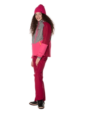 Ski broek Protest Girls Camila Beet Red