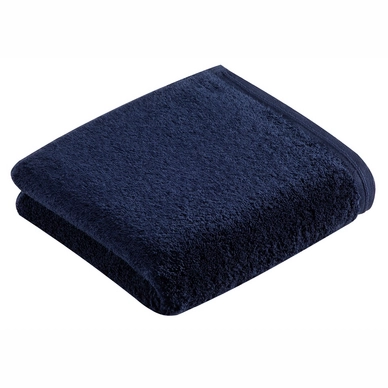 Hand Towel Vossen Vegan Life Marine Blue (50 x 100 cm) (Set of 3)