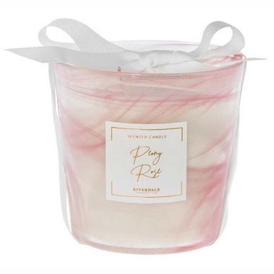 Geurkaars Riverdale Sense Roze Transparant 11 cm