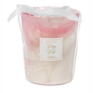 Geurkaars Riverdale Sense Roze Transparant 16 cm