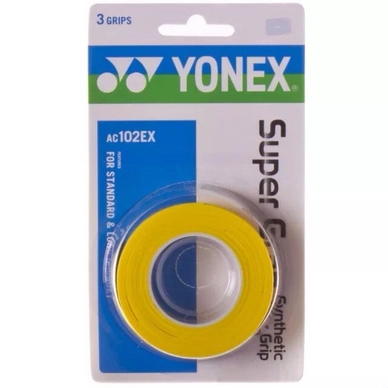 Overgrip Yonex AC102EX Super Grap Fancy Yellow (3-delig)