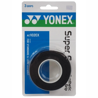 Overgrip Yonex AC102EX Super Grap Serious Black (3-delig)
