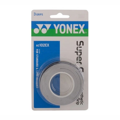 Overgrip Yonex AC102EX Super Grap Serious Grayish White (3-delig)