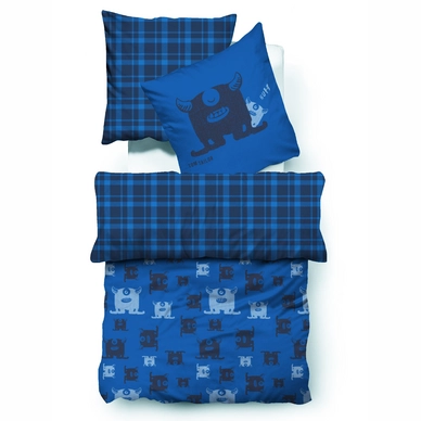 Bettwäsche Tom Tailor Kids Monster Kobalt Linon