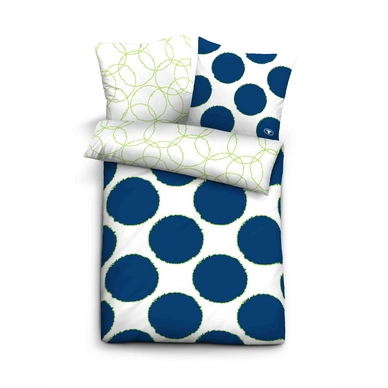 Bettwäsche Tom Tailor  Dots Indigo Linon