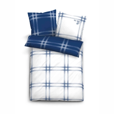 Bettwäsche Tom Tailor Karo Indigo Linon
