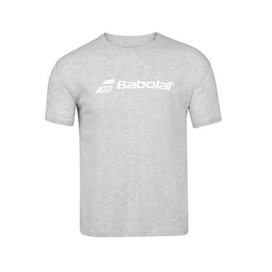 Tennisshirt Babolat Exercise Babolat Tee High Rise Heather Herren