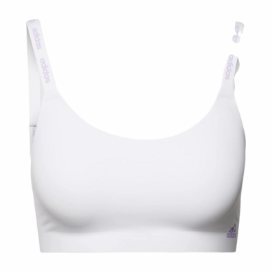 Sports Bra Adidas Women Scoop Lounge Bra Dash Grey