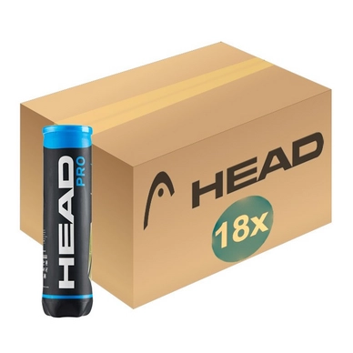 Tennisball HEAD 4B PRO (Paket 18x4)