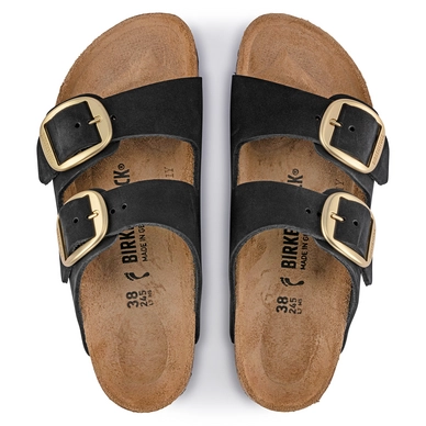 birkenstock arizona black gold buckle