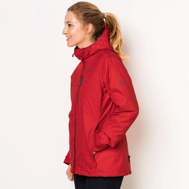 Winterjas Jack Wolfskin Women Northern Lake True Red