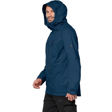 Jas Jack Wolfskin Men Exolight Mountain Poseidon Blue