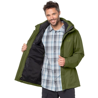 Jas Jack Wolfskin Men Echo Peak Flex Cypress Green