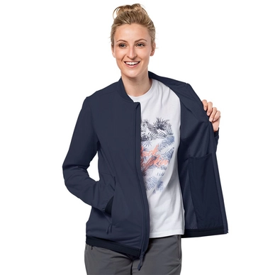 Jas Jack Wolfskin Women Green Valley Midnight Blue