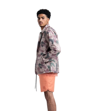 Jas Herschel Supply Co. Men's Voyage Coach Brushstroke Camo White Classic Logo