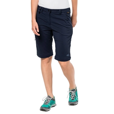 Broek Jack Wolfskin Women Activate Light Zip Off Midnight Blue