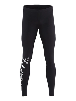 Legging Craft Men Delta 2.0 Long Tights Black Silver Reflective