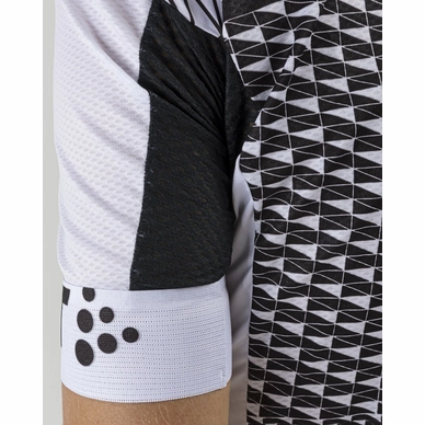 Fietsshirt Craft Men Route Jersey White Black