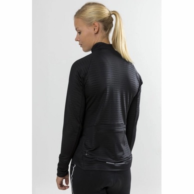 Fietsshirt Craft Women Velo Thermal Jersey 2.0 Black