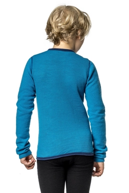 Ondershirt Woolpower Kids Crewneck 200 Light Blue