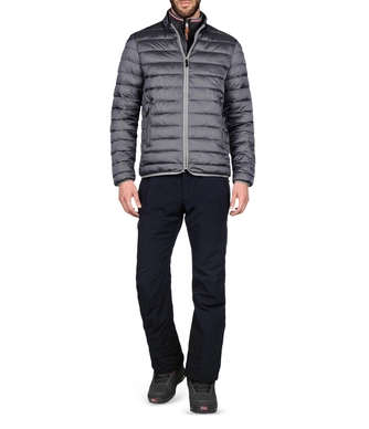 Winterjas Napapijri Aerons Stand Steel Grey Solid Men