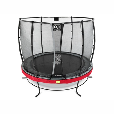 Trampoline EXIT Toys Elegant 253 Red Safetynet Deluxe