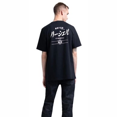 T-Shirt Herschel Supply Co. Men's Tee Japanese Classic Logo Black