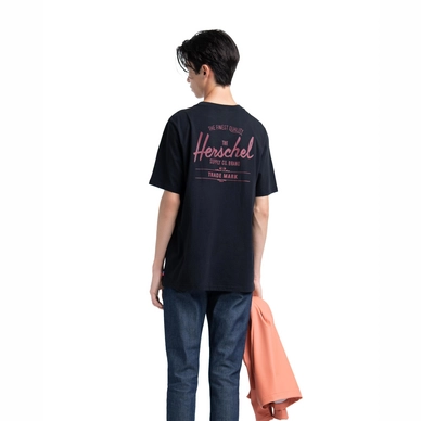 T-Shirt Herschel Supply Co. Men's Tee Sam Classic Logo Black