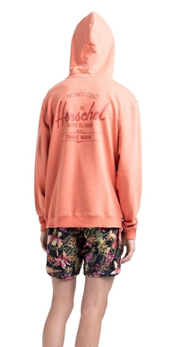 Trui Herschel Supply Co. Men's Pullover Hoodie Classic Logo Carnelian Apricot