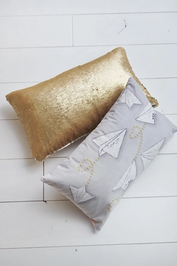 Sierkussen Covers & Co Lovers Cushion Gold  (30 x 50 cm)