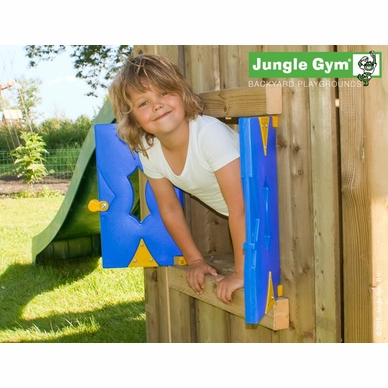 Speelset Jungle Gym Jungle Lodge + Playhouse 145 Geel