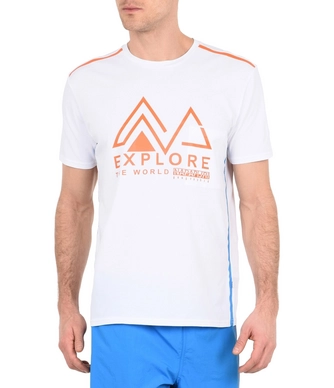 T-Shirt Napapijri Men Stebbins Bright White