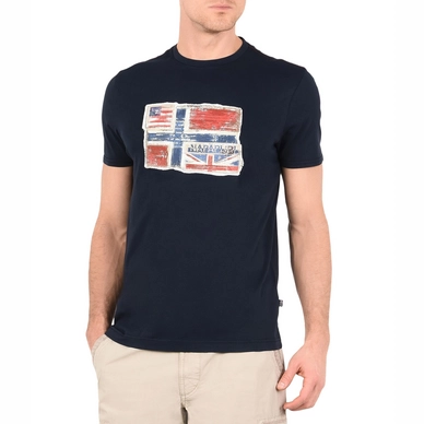 T-Shirt Napapijri Men Senou Blu Marine