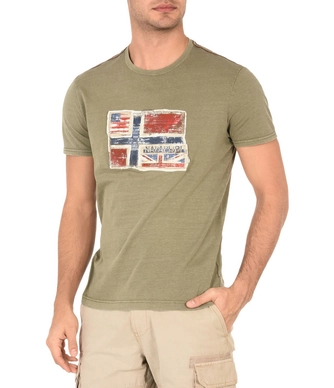 T-Shirt Napapijri Men Senou Khaki