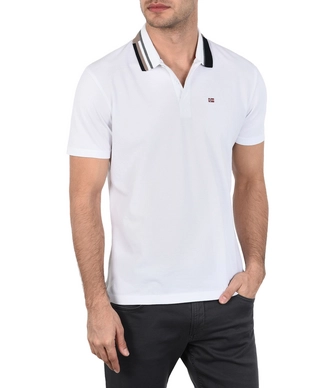 Polo Napapijri Men Eqit Bright White