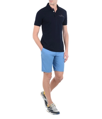 Polo Napapijri Men Elbas Stretch Blu Marine