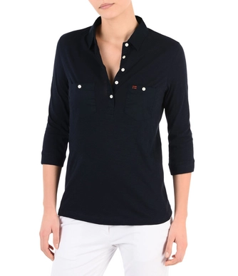 Polo Napapijri Women Emy Blu Marine
