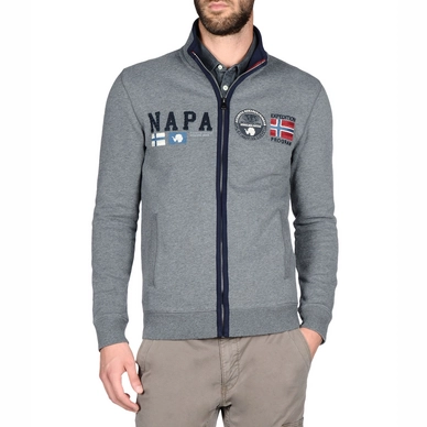 Fleecejacke Napapijri Bensi Med Grey Mel Herren