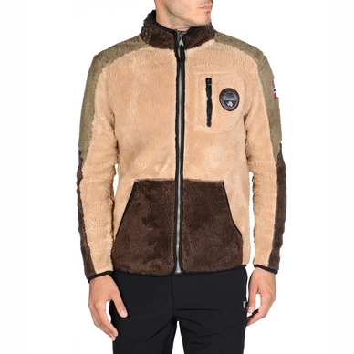 Gilet Napapijri Yupik Stand Multicolour Brown Men