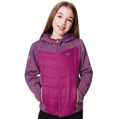 Jas Regatta Kids Kielder Hybrd III Wineberry Camelia