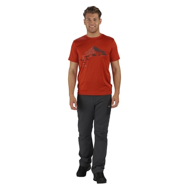 T-Shirt Regatta Mens Fingal II Burnt Tikka