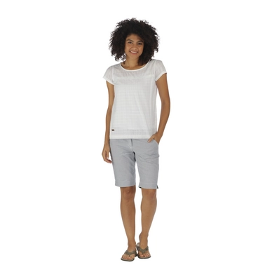 T-Shirt Regatta Womens Feronia White Dobby