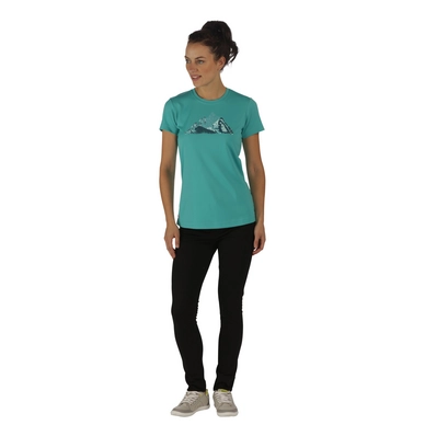 T-Shirt Regatta Womens Fingal II Atlantis
