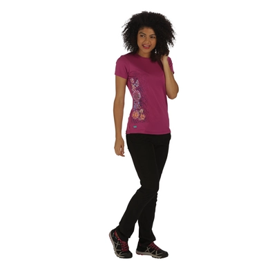 T-Shirt Regatta Womens Fingal II Vivid Viola