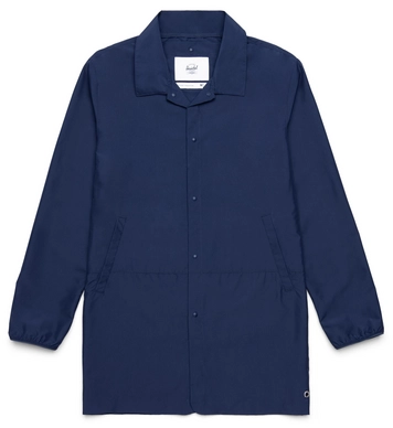 Jas Herschel Supply Co. Men's Voyage Long Coach Peacoat
