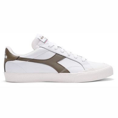 Diadora Unisex Melody Leather Dirty Bianco Verde Ninfea