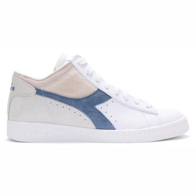 Diadora Women Game Row Cut Hygge Bianco Blu Cina